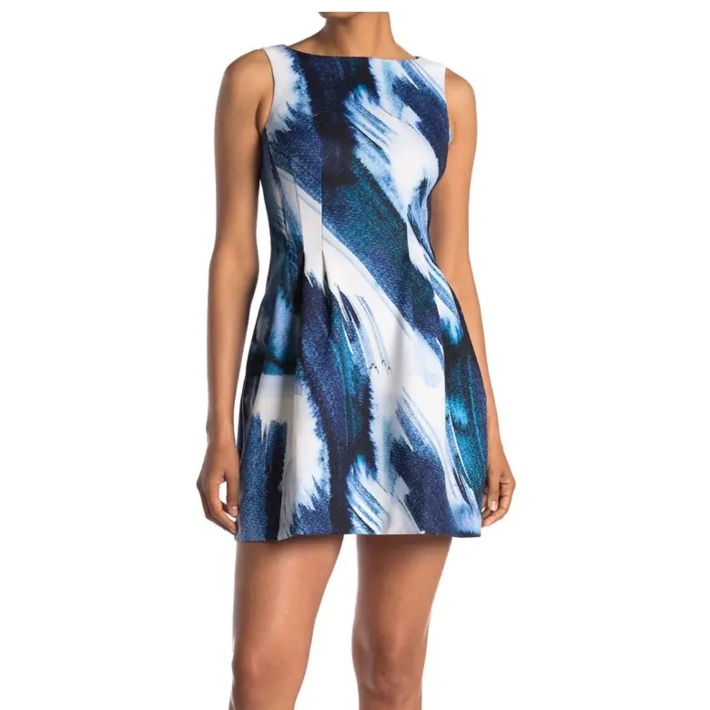 Vince Camuto scuba fit and flare dress